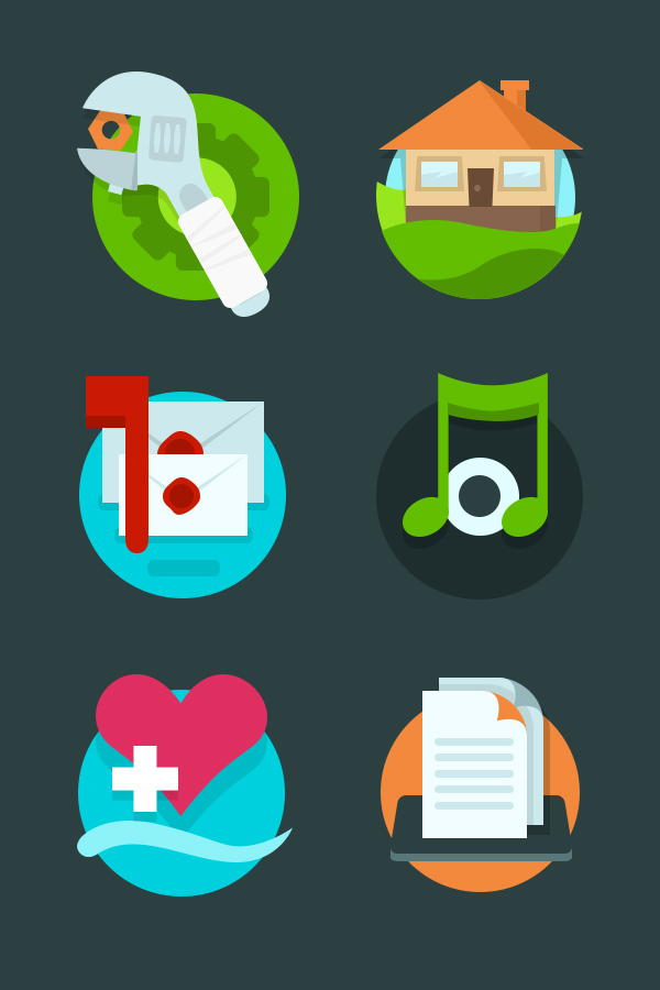 6 Utility Icons