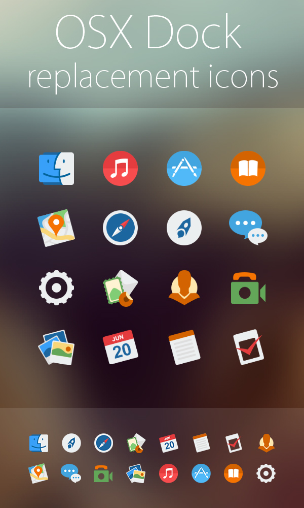 OSX Yosemite Icons