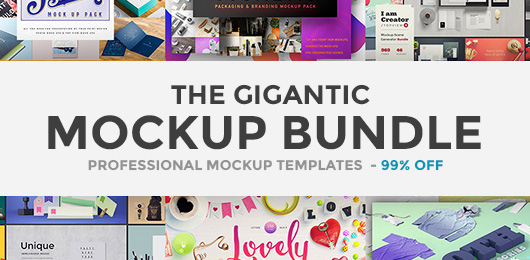 Gigantic Mockup Bundle | AlienValley