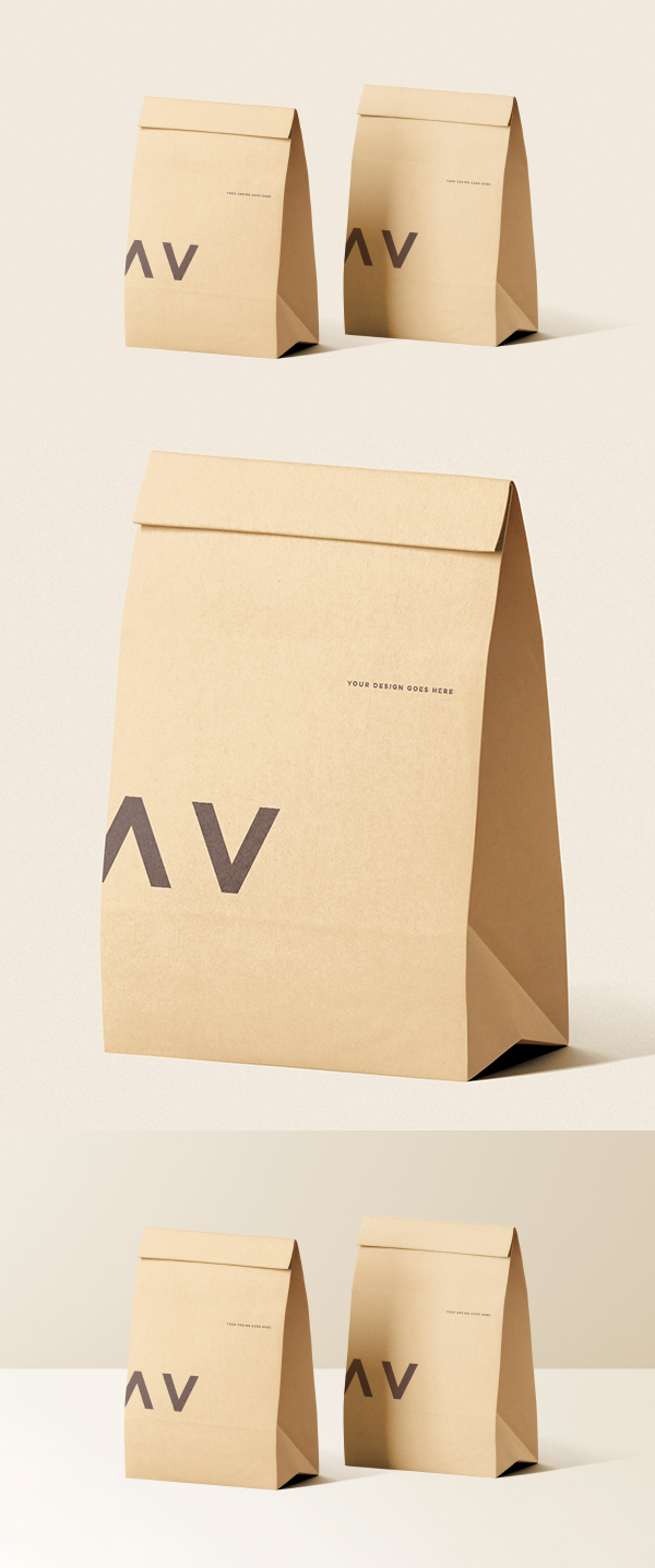 Download Paper Bag Mockup 2 | AlienValley