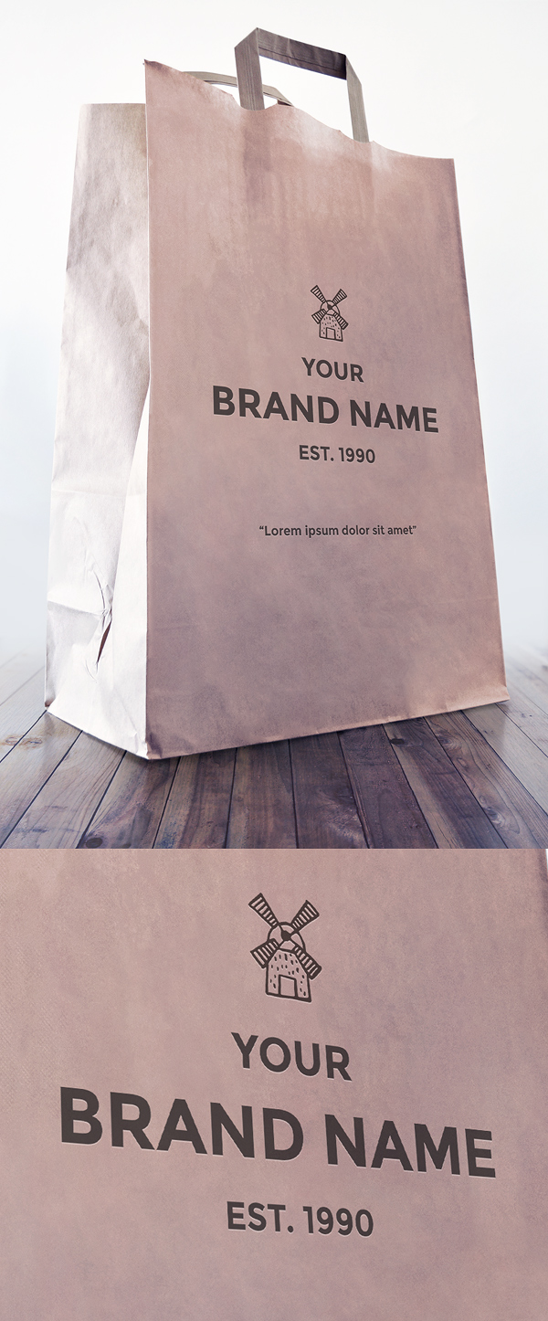 Paper Bag Mockup | AlienValley