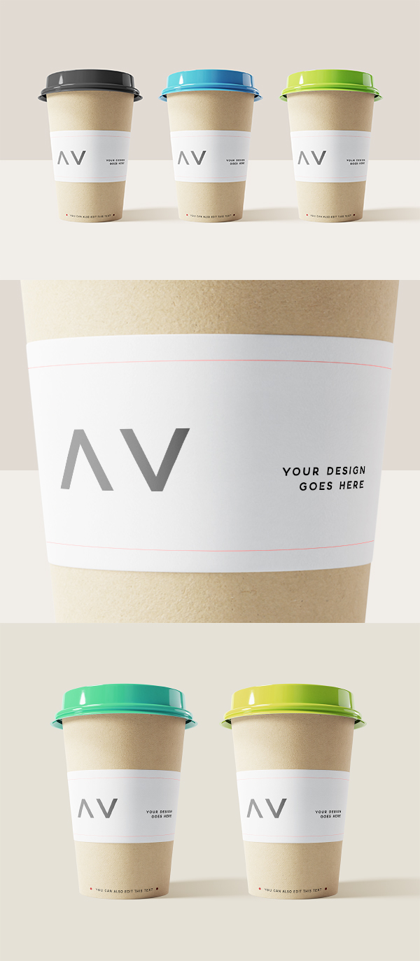 Paper Coffee Cup Mockup