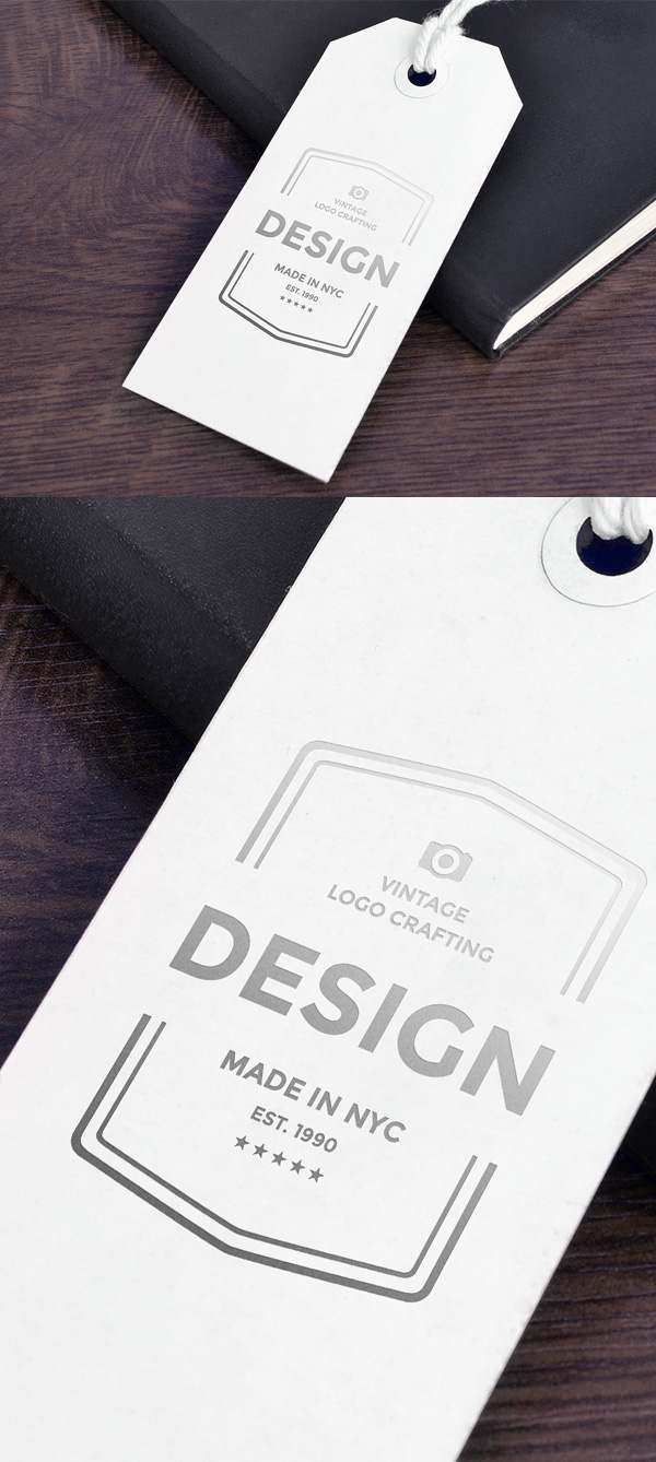 Paper Tag Mockup