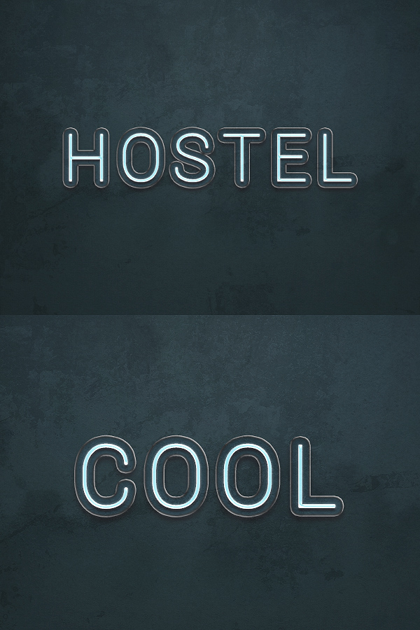 Hostel Text Effect